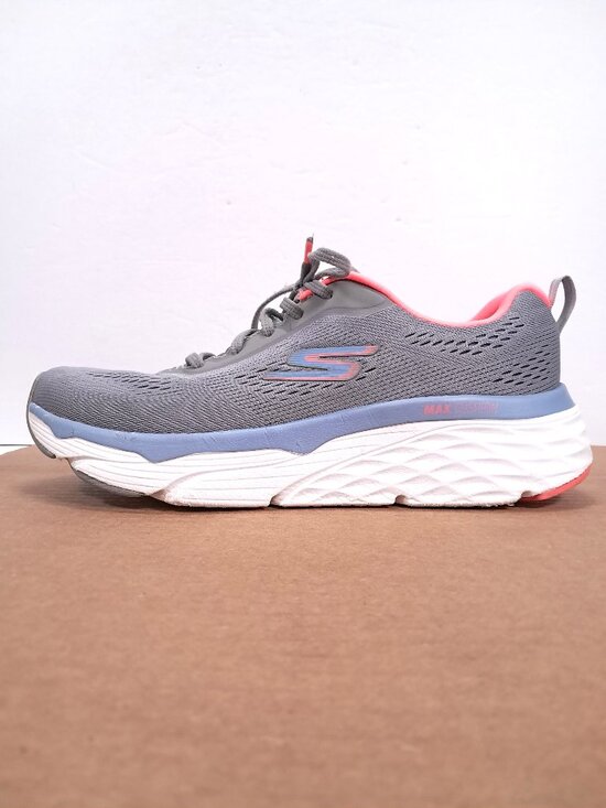 Skechers Shoes - Skechers Max Cushioning Go Run Shoes Women 9.5 Gray Pink Athletic 128551 GYCL